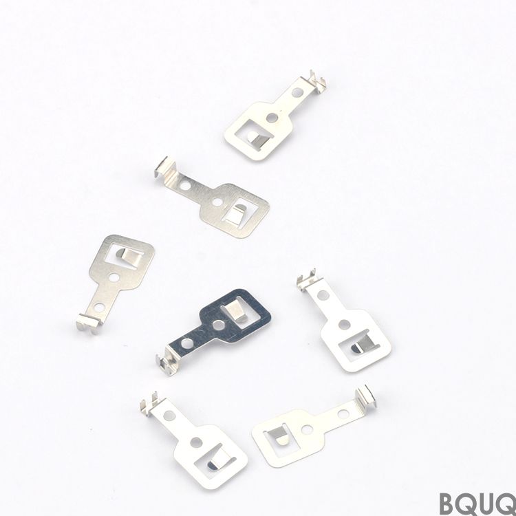Plaque de connecteur de batterie estampée à ressort de puissance en acier inoxydable BQUQ