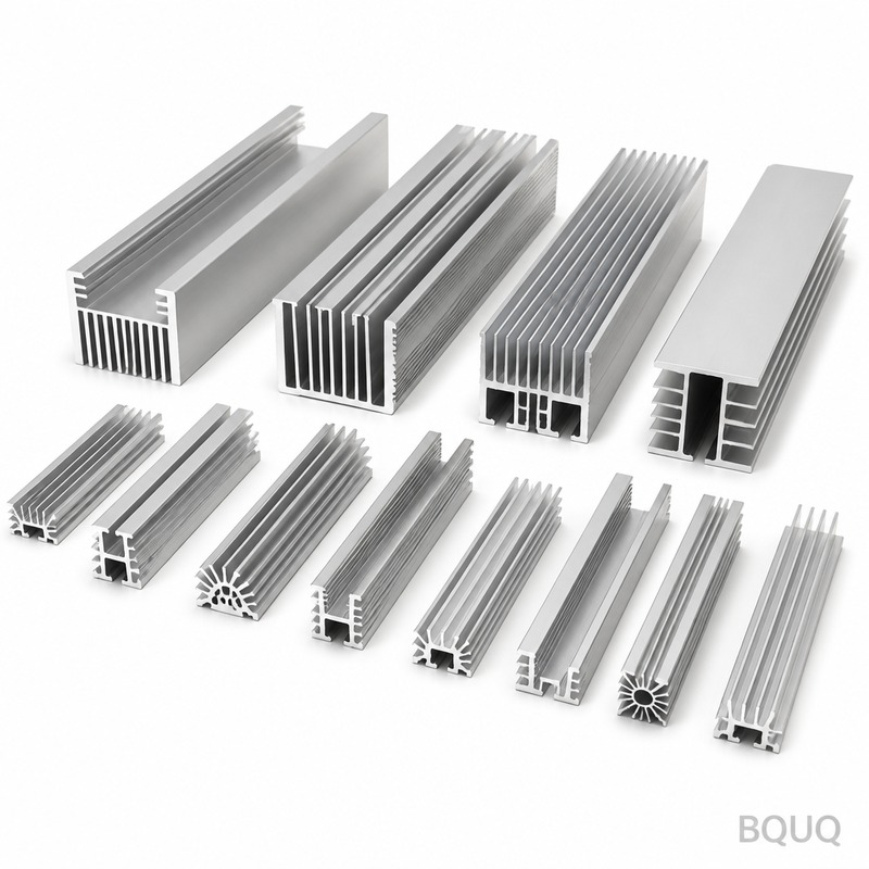 Profils de dissipateurs thermiques en aluminium ex