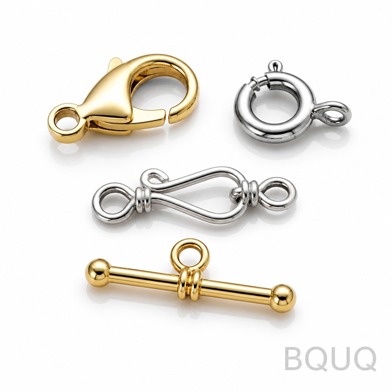 Crochets et Fermoirs de Bijoux Usinés CNC | BQUQ Fabrication de Précision