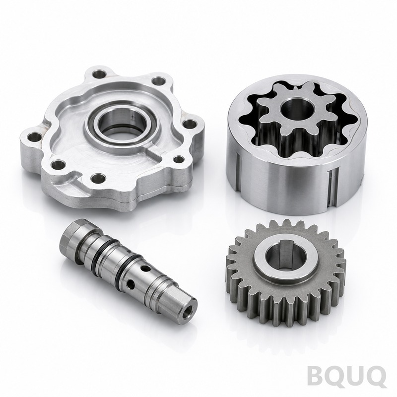 Pièces de pompe à huile usinées CNC | BQUQ Fabrication de précision Chine
