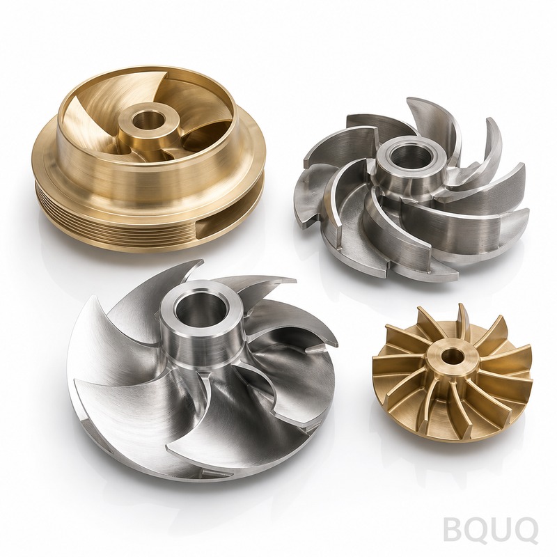 Roues de Pompe Usinées CNC BQUQ | Fabrication de Précision en Chine