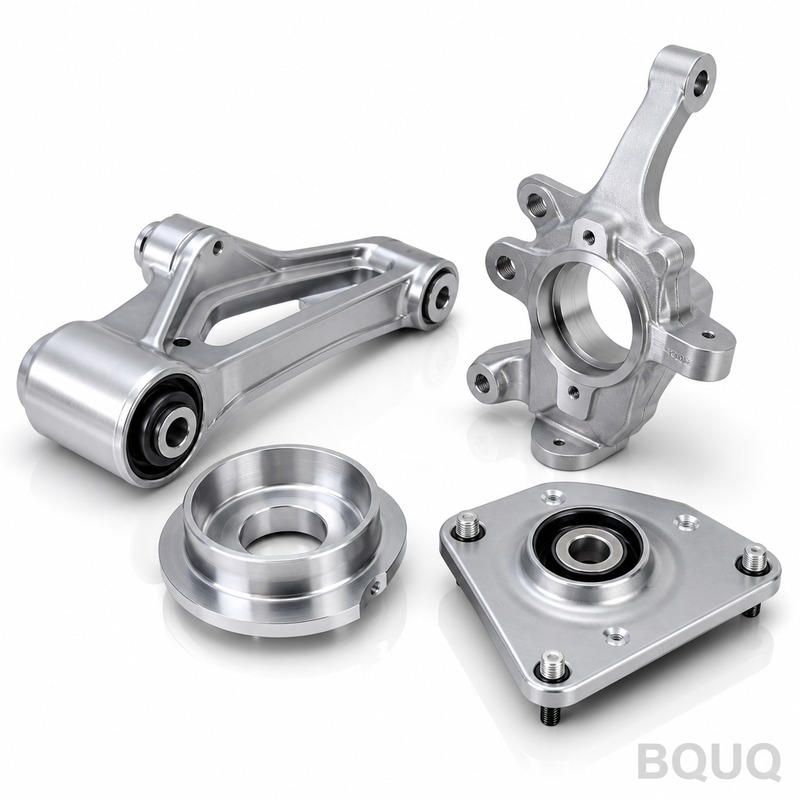 Pièces de Suspension Usinées CNC sur Mesure | Fabrication de Précision sans MOQ