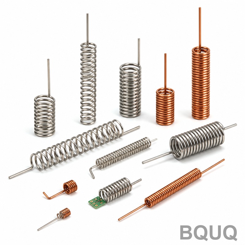 Ressorts hélicoïdaux en cuivre pour antennes sur m