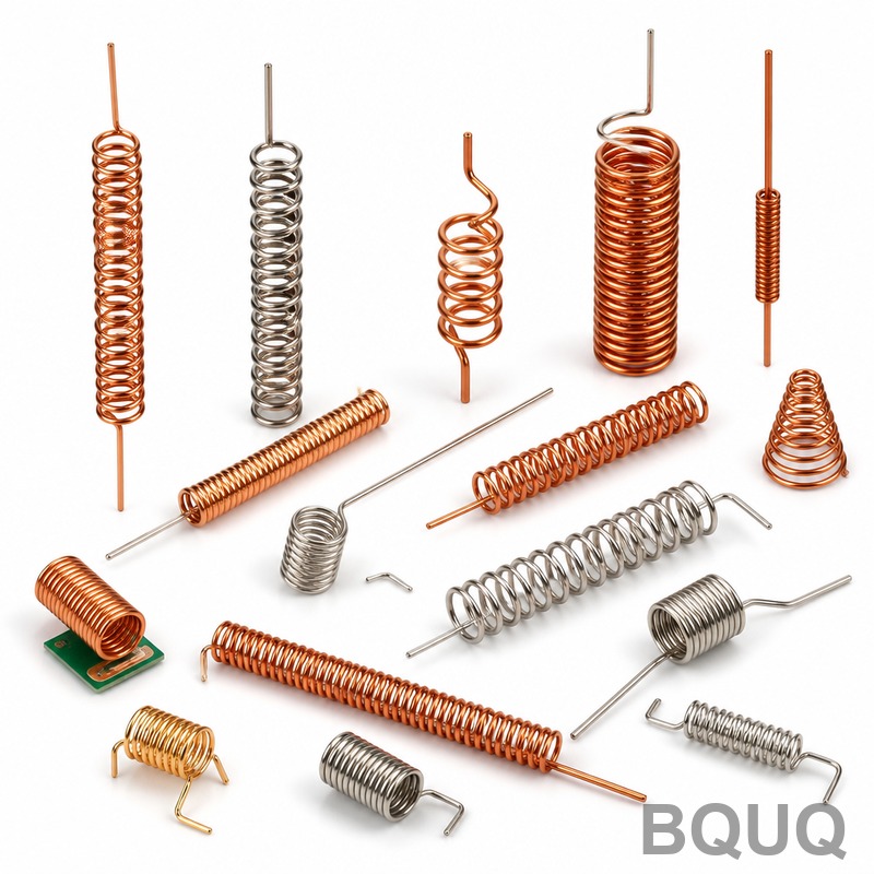 Ressorts hélicoïdaux en cuivre pour antennes sur mesure