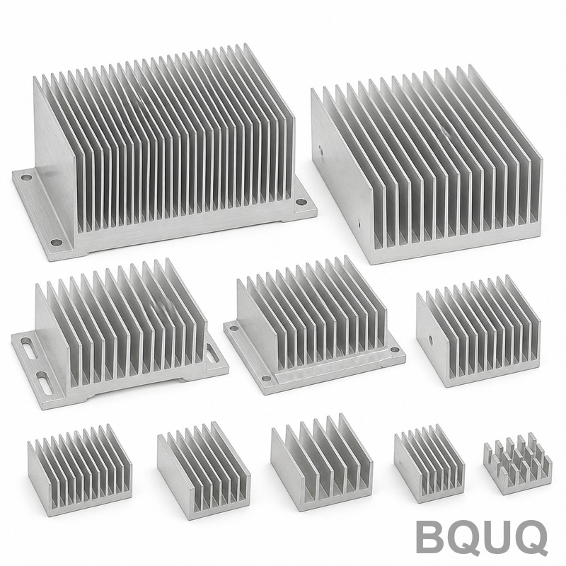 Dissipateurs thermiques en aluminium extrudé sur m