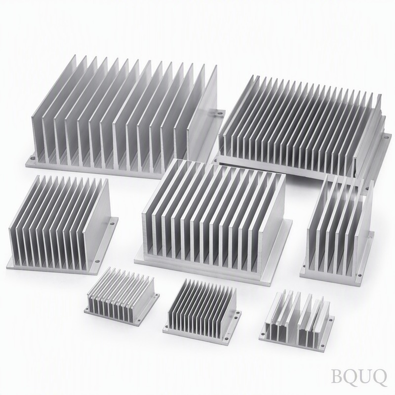 Grand dissipateur thermique industriel par BQUQ | Usinage CNC de précision en Chine
