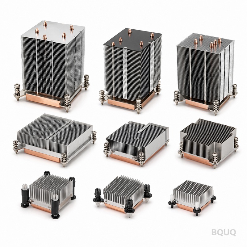 Dissipateurs thermiques à insert cuivre sur mesure