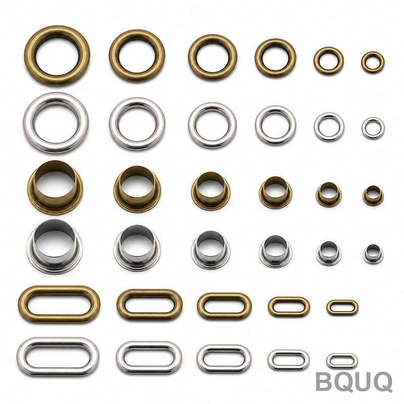 Collection de Grommets, Œillets et Ferrules en Métal Estampé | BQUQ Precision
