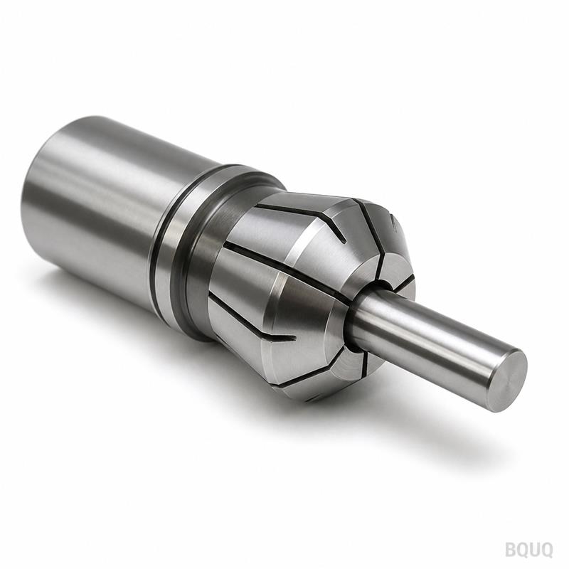 Pince de Tour Automatique Type 28 Usinée CNC BQUQ – Serrage de Précision pour Barres Rondes
