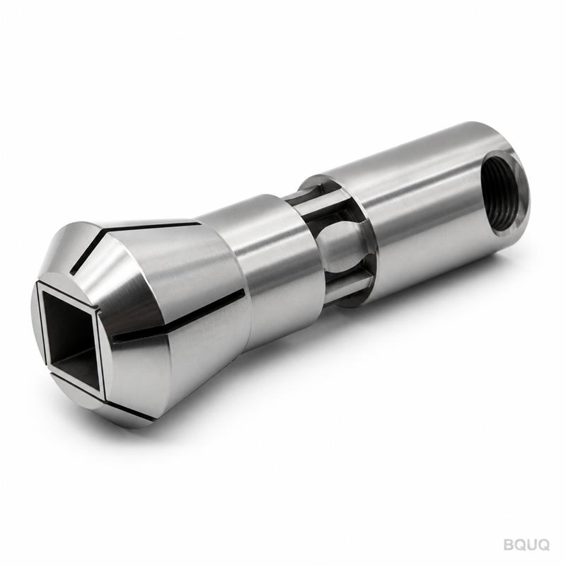 Pince allongée à alésage carré type 36 pour tour automatique usinée CNC BQUQ