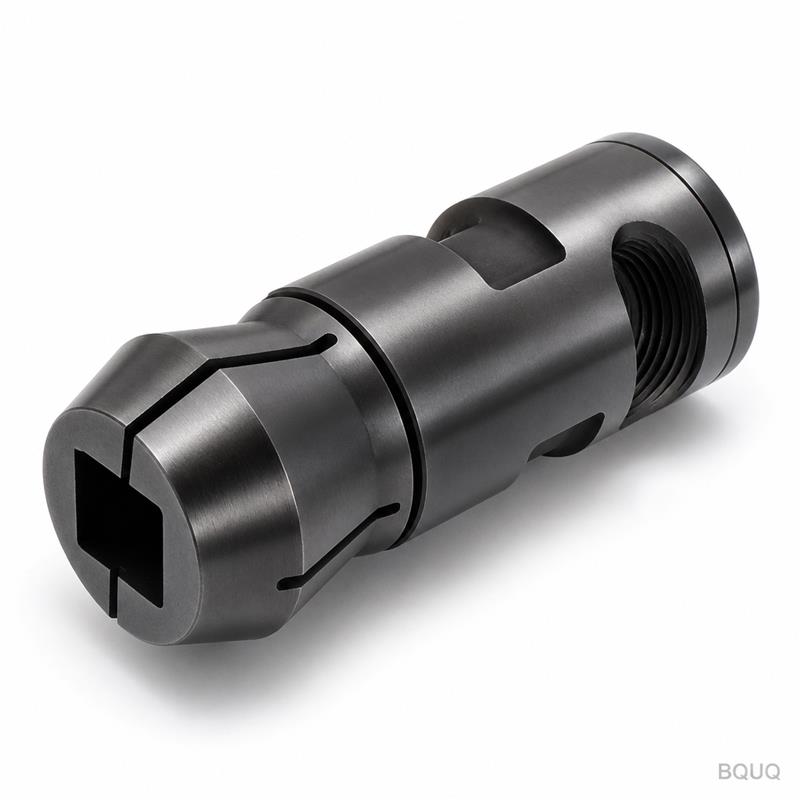BQUQ Pince de serrage trempée à alésage carré type 46 pour tour automatique usinée CNC