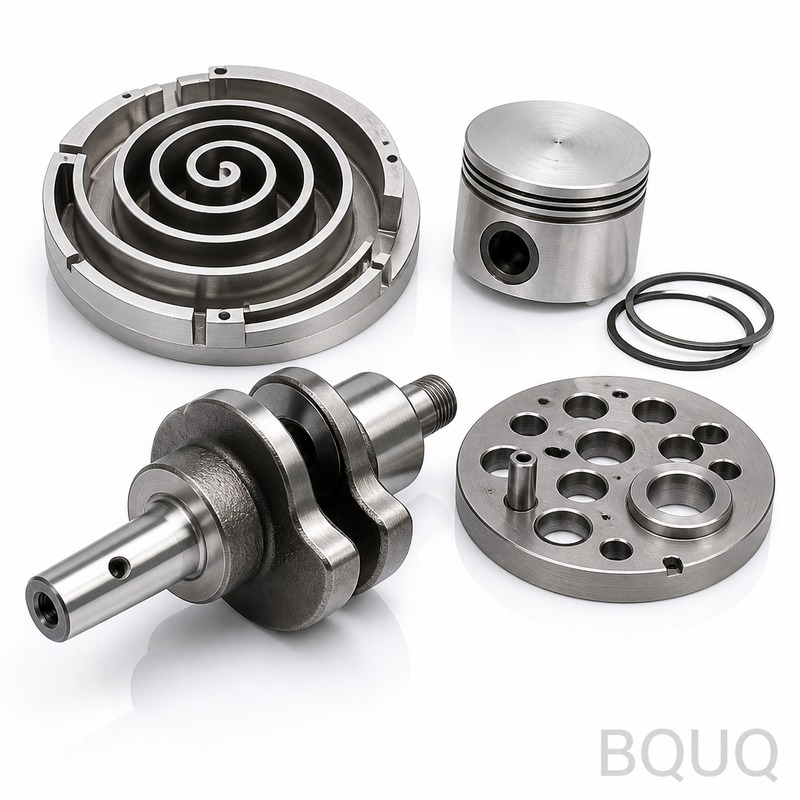 Pièces de Spirale de Compresseur Usinées CNC de Pr