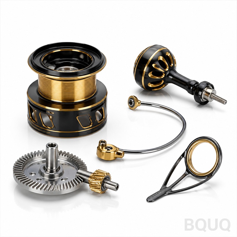 Pièces de moulinet usinées CNC | Composants de précision pour moulinets par BQUQ