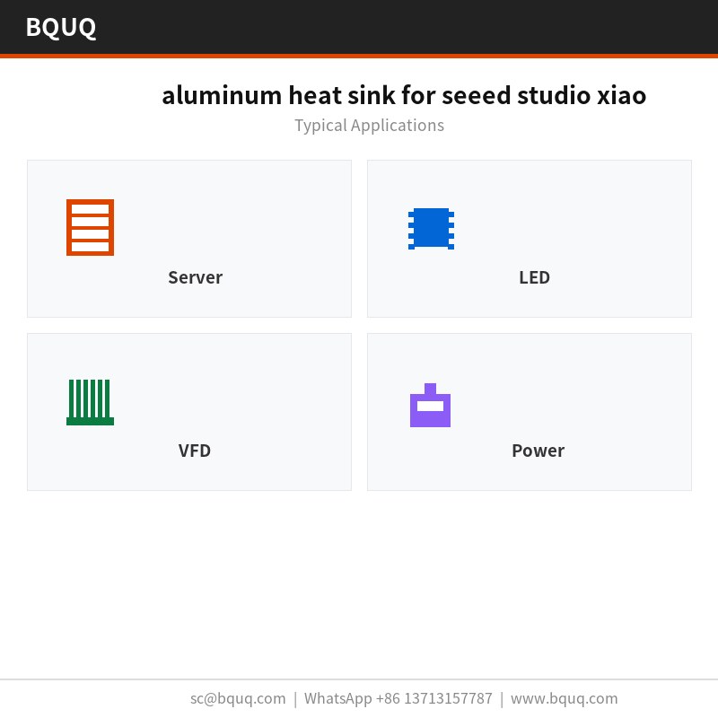 dissipateur thermique en aluminium pour seeed studio xiao