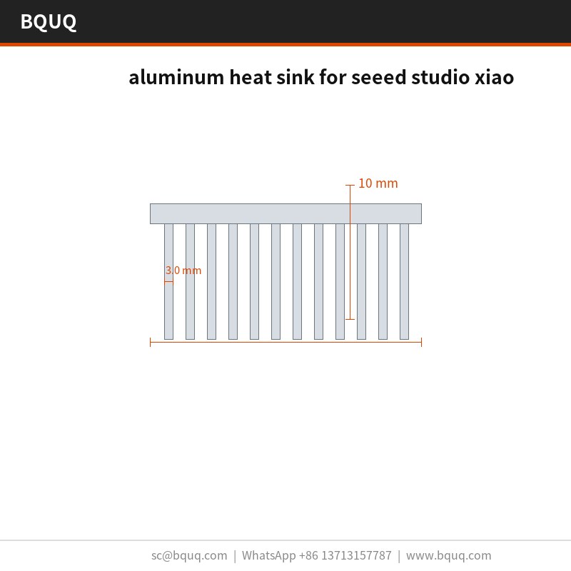 Dissipateur thermique en aluminium pour Seeed Studio Xiao
