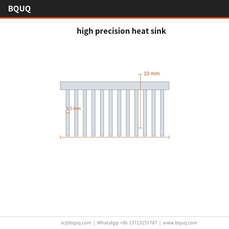 dissipateur thermique de haute précision