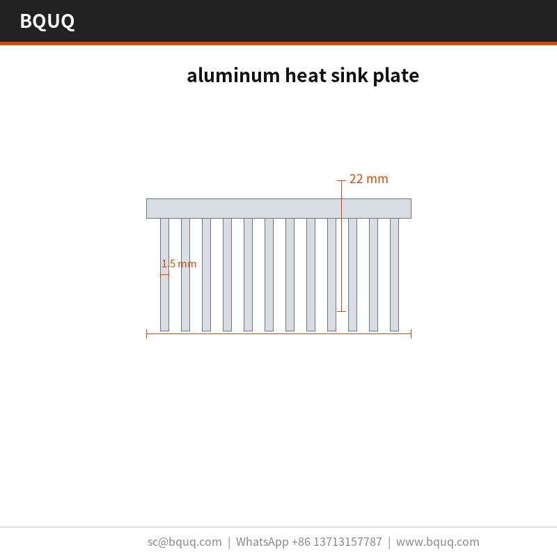 Plaque de dissipation thermique en aluminium
