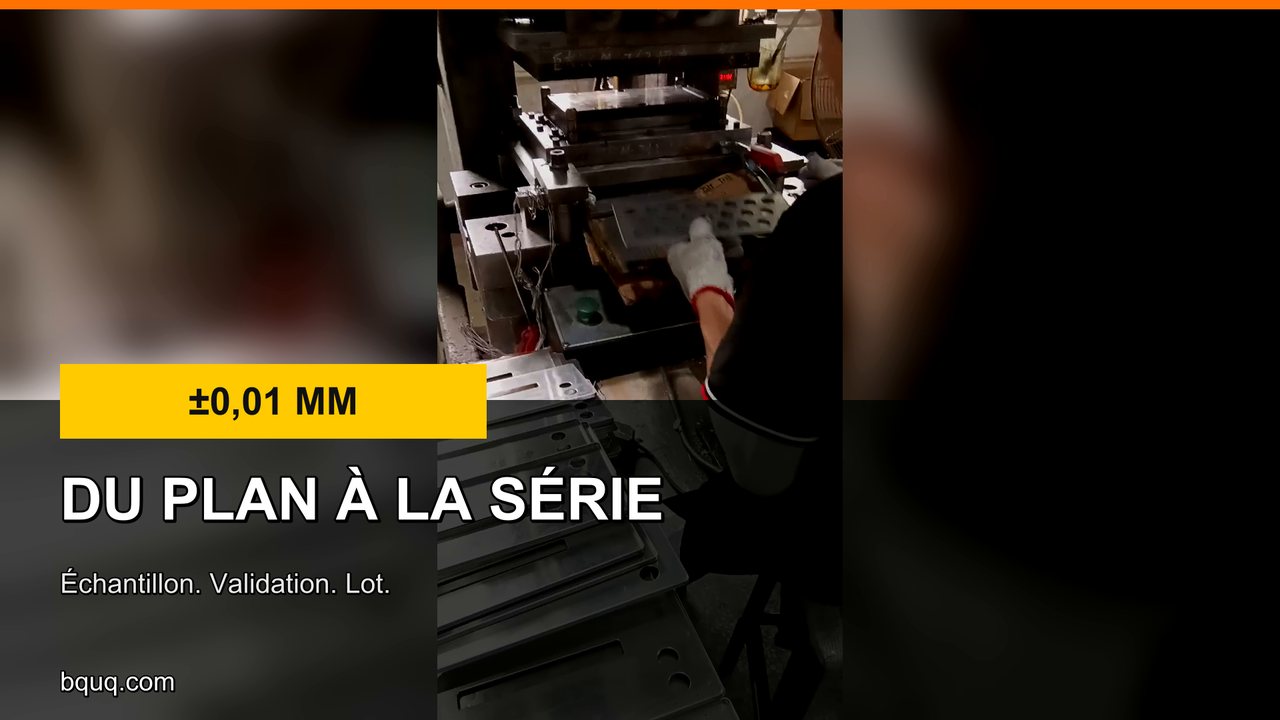 Du plan à la série | Pièces embouties sur mesure, échantillon puis lot